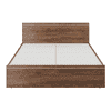 Amber Queen Bed In Natural Teak Finish