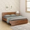 Amber King Bed In Natural Teak Finish