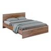 Amber King Bed In Natural Teak Finish