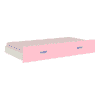Celestia Engineered Wood Bed in English Pink Persian Lilac Colour