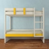 Primera Twin Bunk Bed- Mango Yellow
