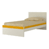Riga Engineered Wood Bed in Mango Yellow Colour