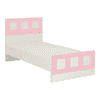 Cordoba Engineered Wood Box Bed in Pink Colour