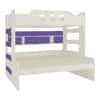 Odessa Engineered Wood Storage Bunk Bed Lavender Purple
