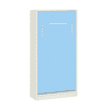 Adona Engineered Wood Bed in Sky Blue Colour
