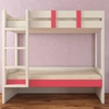 Primera Twin Bunk Bed- Strawberry Pink
