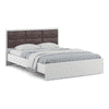 Axel Engineered Wood Queen Size Non Storage Bed In Frosty White Finish