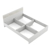 Kane Engineered Wood King Size Non Storage Bed In Frosty White Finish