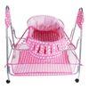 Clio Metal Baby Bassinet with Mosquito Protection Net - Pink