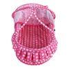 Clio Metal Baby Bassinet with Mosquito Protection Net - Pink