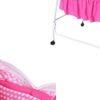 Clio Metal Baby Cradle with Mosquito Protection Net - Pink