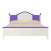 Victoria Solid Wood Bed in Lavender Purple Colour