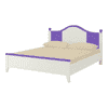 Victoria Solid Wood Bed in Lavender Purple Colour