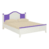 Victoria Solid Wood Bed in Lavender Purple Colour