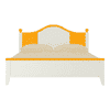 Victoria Solid Wood Bed in Mango Yellow Colour