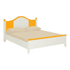 Victoria Solid Wood Bed in Mango Yellow Colour