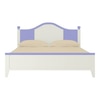 Victoria Solid Wood Bed in Persian Lilac Colour
