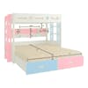 Astra Engineered Wood Box & Drawer Storage Bunk Bed English Pink Sky Blue