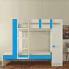 Evita Engineered Wood Box Storage Bunk Bed Azure Blue