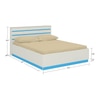 Paloma Engineered Wood Box Storage Bed in Colour