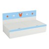 Renata Engineered Wood Box Storage Bed in Sky Blue Colour