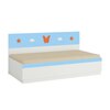 Renata Engineered Wood Box Storage Bed in Sky Blue Colour