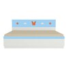 Renata Engineered Wood Box Storage Bed in Sky Blue Colour