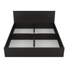 Carnival King Bed With Box Storage In Wenge Finish