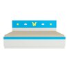 Renata Engineered Wood Box Storage Bed in Blue Colour