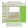 Siona Engineered Wood Box & Drawer Storage Bunk Bed Verdant Green