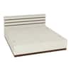 Paloma Engineered Wood Box Storage Bed in Ivory Colour