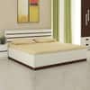 Paloma Engineered Wood Box Storage Bed in Ivory Colour