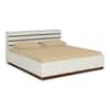 Paloma Engineered Wood Box Storage Bed in Ivory Colour