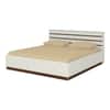 Paloma Engineered Wood Box Storage Bed in Ivory Colour