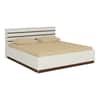Paloma Engineered Wood Box Storage Bed in Ivory Colour