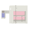 Sonoma Engineered Wood Drawer Storage Bed in pink Colour
