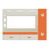 Rio Engineered Wood Box & Drawer Storage Bunk Bed Light Orange