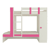 Evita Engineered Wood Box Storage Bunk Bed Barbie Pink