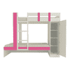 Evita Engineered Wood Box Storage Bunk Bed Barbie Pink