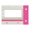 Rio Engineered Wood Box & Drawer Storage Bunk Bed Barbie Pink