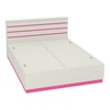 Paloma Engineered Wood Box Storage Bed in Pink Colour