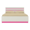 Paloma Engineered Wood Box Storage Bed in Pink Colour
