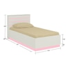 Paloma Engineered Wood Box Storage Bed in Colour