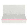 Renata Engineered Wood Box Storage Bed in Pink Colour