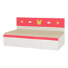 Renata Engineered Wood Box Storage Bed in Pink Colour