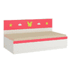 Renata Engineered Wood Box Storage Bed in Pink Colour