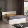 Alvin King Bed With Box Storage In Frosty White Color
