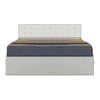 Alvin King Bed With Box Storage In Frosty White Color
