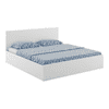 Carnival King Bed With Box Storage In Frosty White Color
