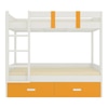 Adonica Engineered Wood Drawer Storage Bunk Bed Mango Yellow